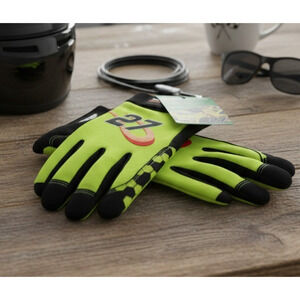 Paul Menard #27 NASCAR Racing Gloves XL Neon Yellow Black New